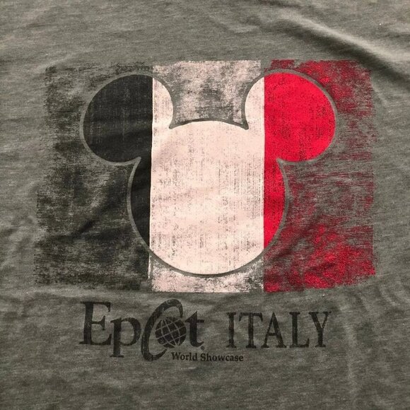 Disney Parks - EPCOT Italy Pavilion - Mickey Icon Flag Shirt for Adults - Picture 3 of 3